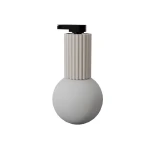 Halo plafon 1xG9 z żarówką 4,5W/3000K IP44 do szyny 3F beżowy, adapter czarny MYL.00824