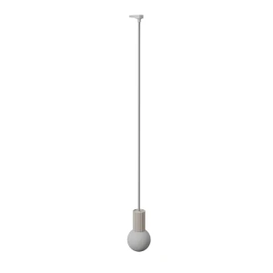 Halo 1 lampa wisząca 1xG9 z żarówką 4,5W/3000K do szyny 3F beżowa, adapter biały MYL.00827