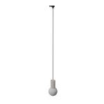 Halo 1 lampa wisząca 1xG9 z żarówką 4,5W/3000K do szyny 3F beżowa, adapter czarny MYL.00830