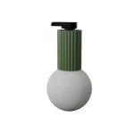Halo plafon 1xG9 z żarówką 4,5W/4000K IP44 do szyny 3F zielony oliwkowy, adapter czarny MYL.00837