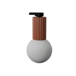 Halo plafon 1xG9 IP44 do szyny 3F ochra czerwona, adapter czarny MYL.00847