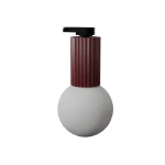 Halo plafon 1xG9 IP44 do szyny 3F burgund, adapter czarny MYL.00895