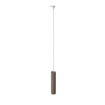 Karbon 1 lampa wisząca 1xGU10 do szyny 3F taupe, adapter biały MYL.00928