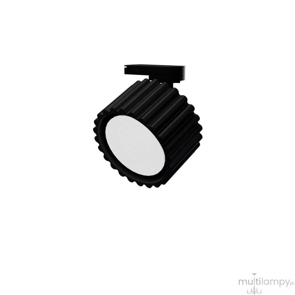 Aura 1 plafon na przegubie 1xGX53 z żarówką 7W/3000K do szyny 3F czarny MYL.00956
