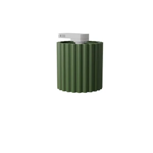Aura 1 plafon 1xGU10 z żarówką 7W/3000K do szyny 3F zielony oliwkowy, adapter biały MYL.00977