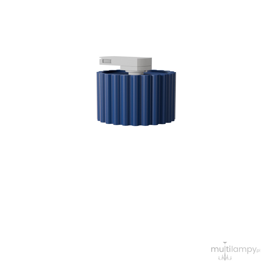 Aura 1 plafon 1xGX53 z żarówką 7W/3000K do szyny 3F ultramaryna, adapter biały MYL.01037