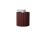 Aura 1 plafon 1xGU10 z żarówką 7W/3000K do szyny 3F burgund, adapter biały MYL.01067