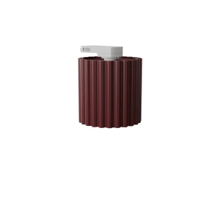 Aura 1 plafon 1xGU10 z żarówką 7W/3000K do szyny 3F burgund, adapter biały MYL.01067