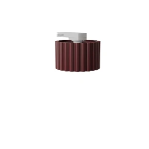 Aura 1 plafon 1xGX53 do szyny 3F burgund, adapter biały MYL.01072