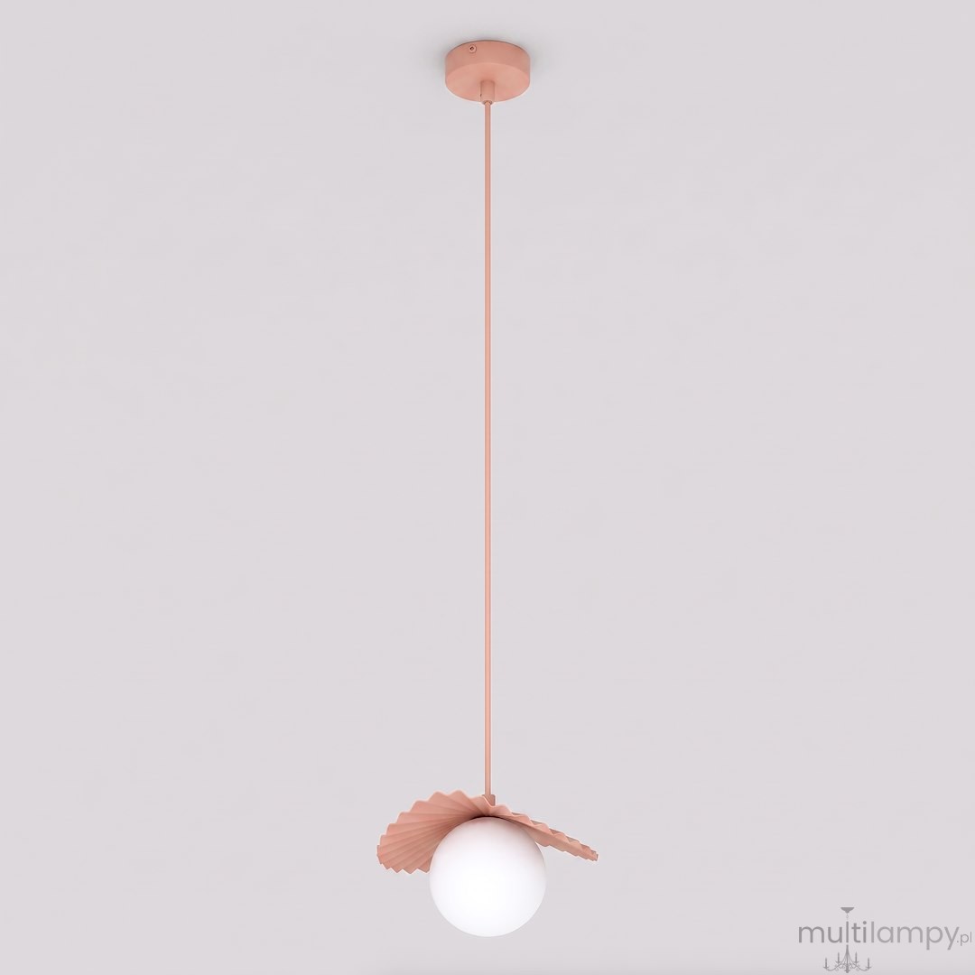 Flora lampa wisząca 1xG9 koral 1868/1