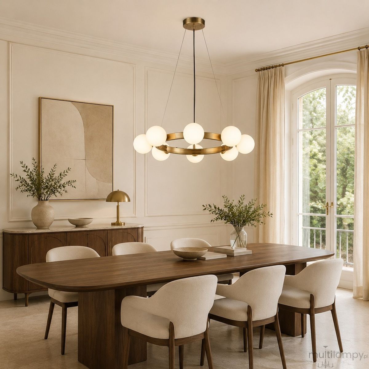 Molecula lampa wisząca 8xG9 złota NOW-10882-60 gold