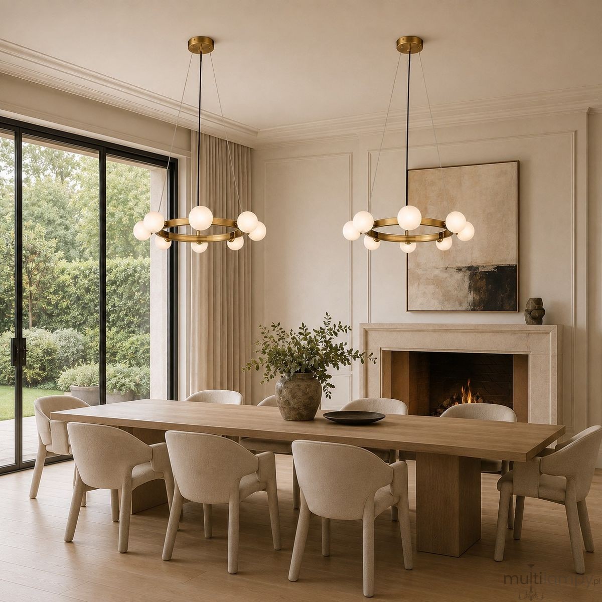 Molecula lampa wisząca 8xG9 złota NOW-10882-60 gold