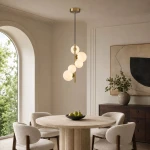 Molecula lampa wisząca 5xG9 złota NOW-10883P3