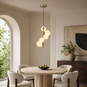 Molecula lampa wisząca 5xG9 złota NOW-10883P3