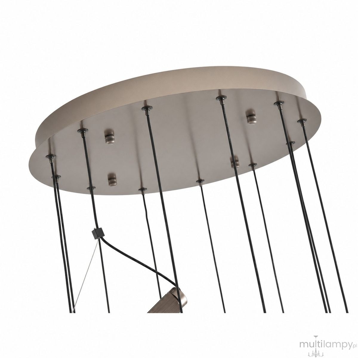 Nami lampa wisząca 12xLED 60W 3000K szara ST-3602A-12