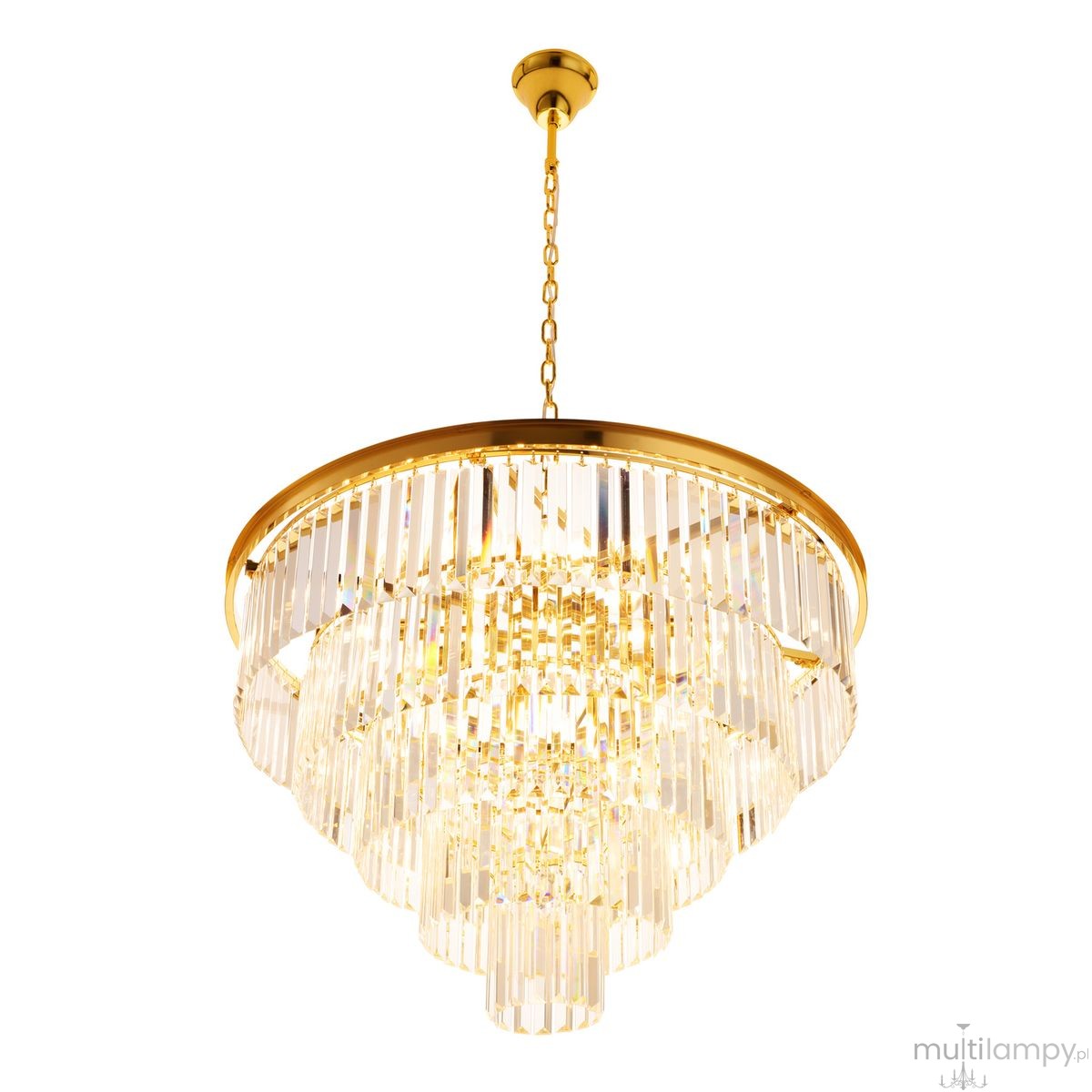 Splendore D80 lampa wisząca 15xE14 złota DN915-80P