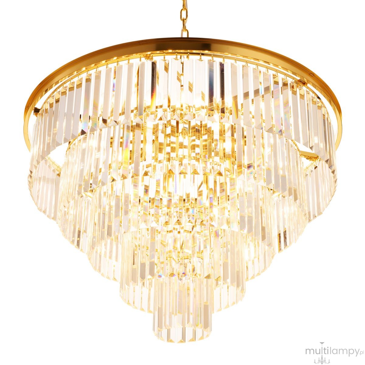 Splendore D80 lampa wisząca 15xE14 złota DN915-80P