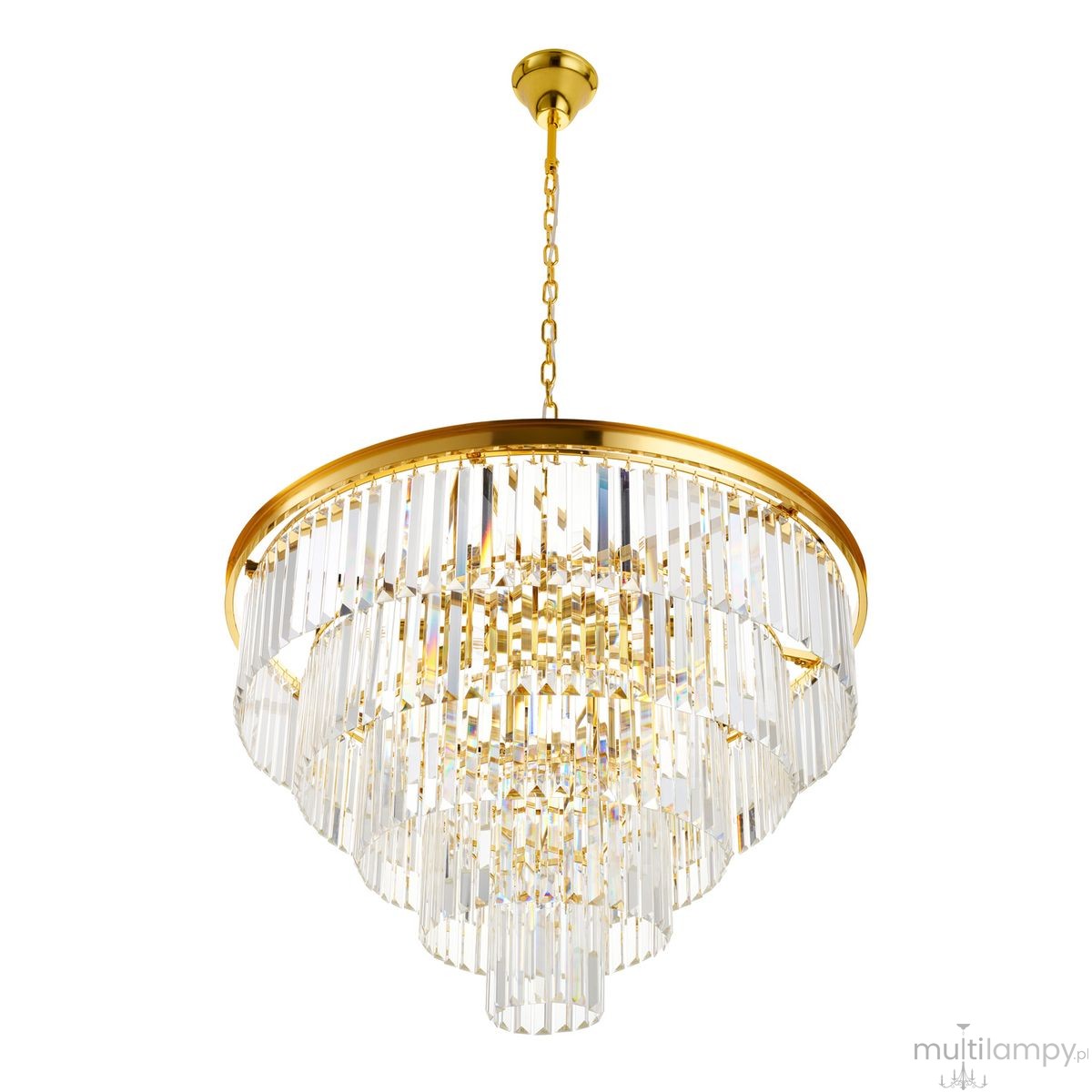Splendore D80 lampa wisząca 15xE14 złota DN915-80P