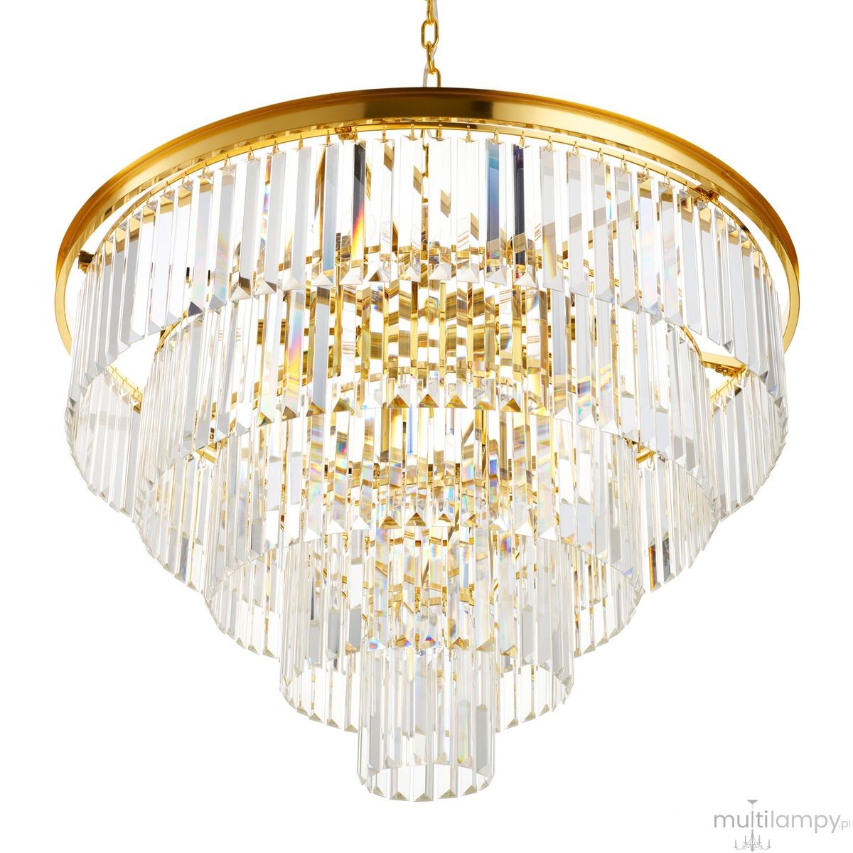 Splendore D80 lampa wisząca 15xE14 złota DN915-80P