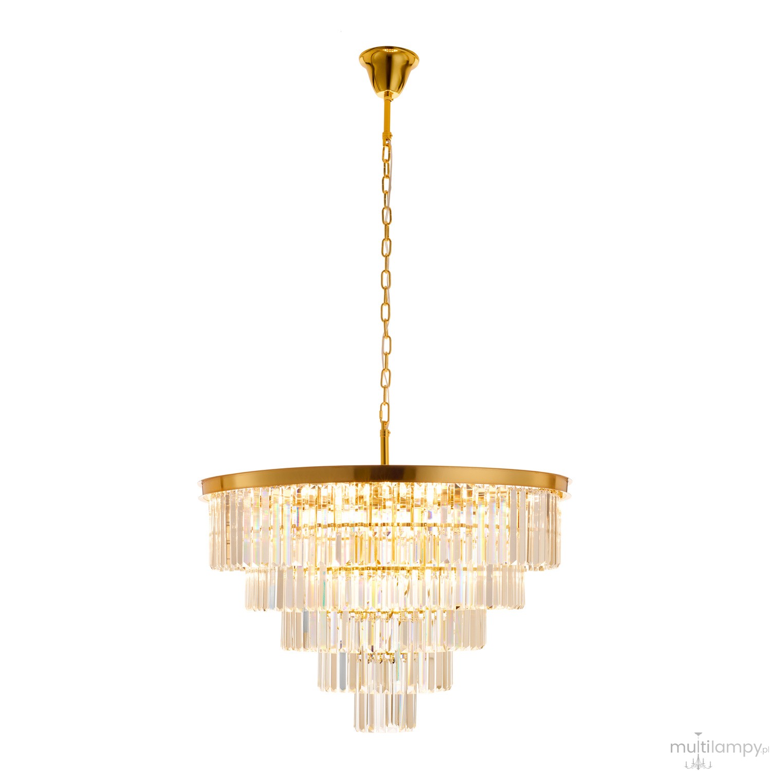 Splendore D80 lampa wisząca 15xE14 złota DN915-80P