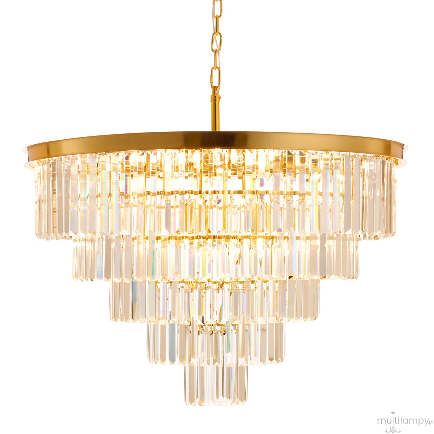 Splendore D80 lampa wisząca 15xE14 złota DN915-80P