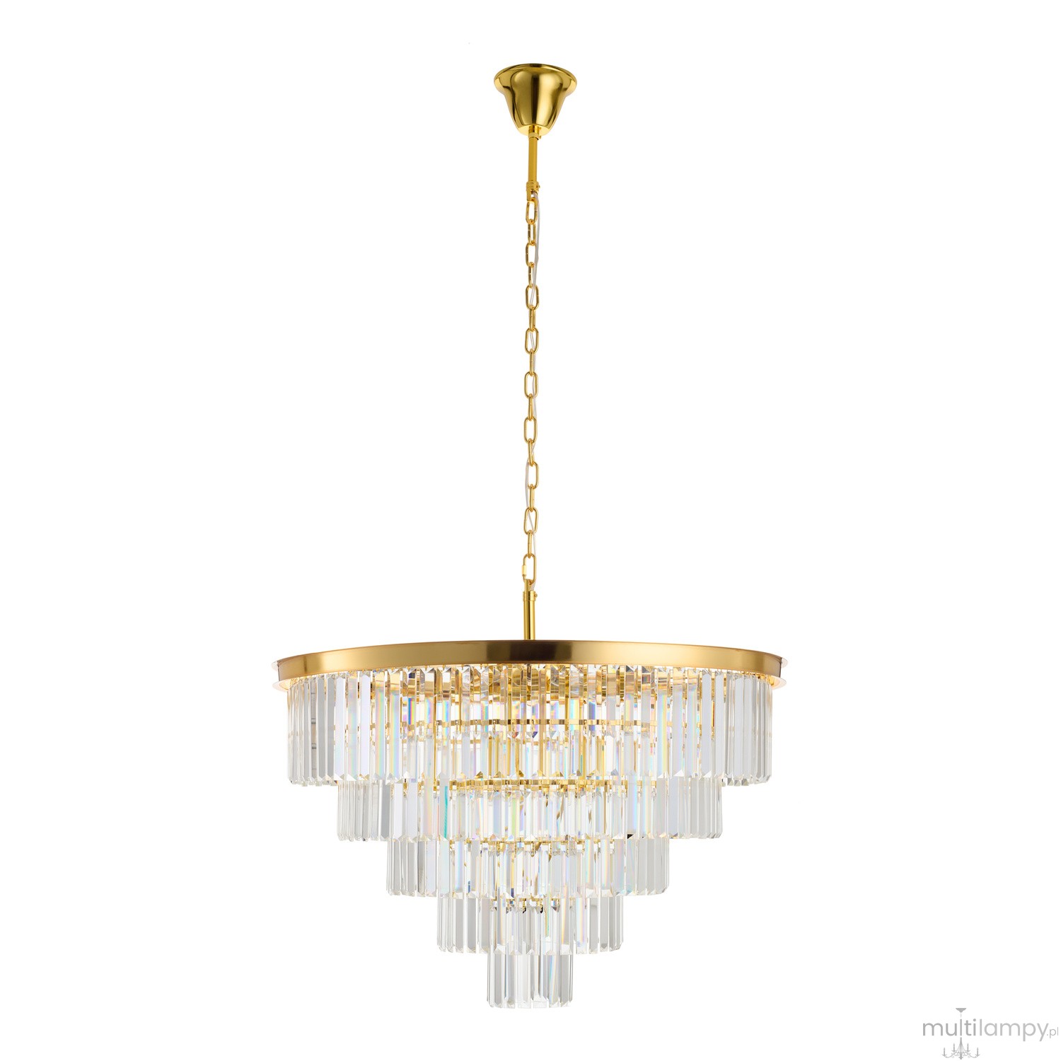 Splendore D80 lampa wisząca 15xE14 złota DN915-80P