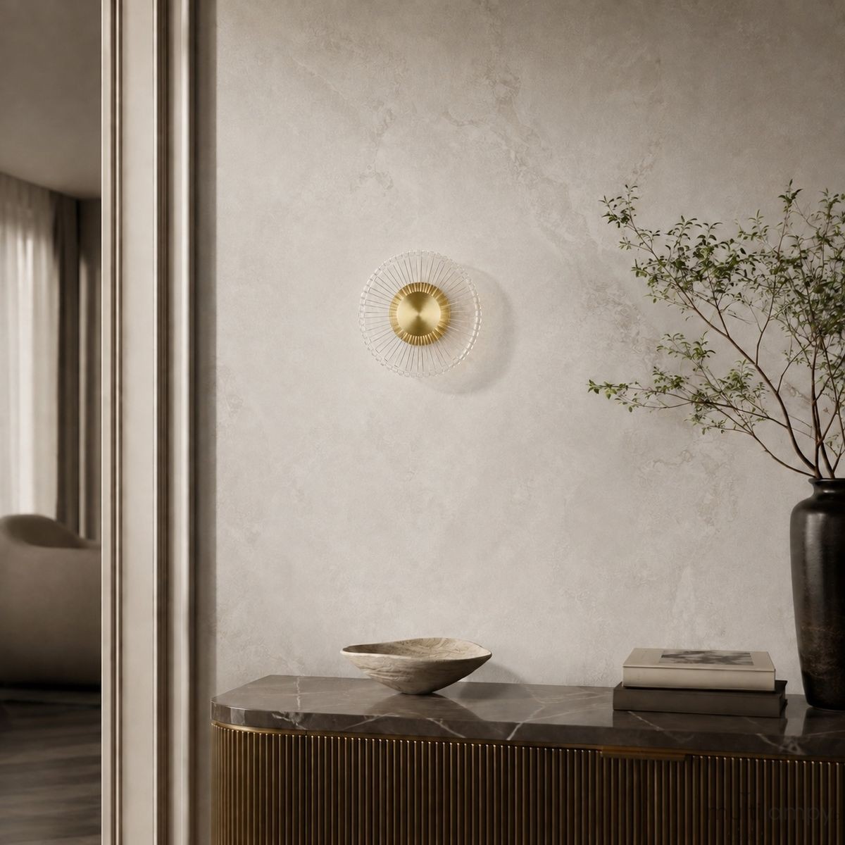 Sunblast kinkiet LED 5W 3000K złoty ST-DL5623W