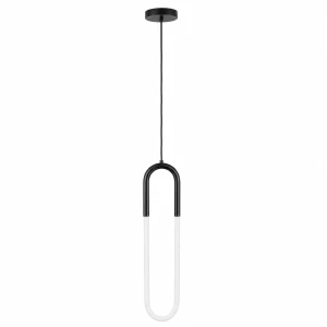 U-Shape lampa wisząca LED 12W czarna ST-1716-BK