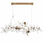 Valentina lampa wisząca 90xG4 złota ST-2601-150