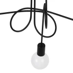Turbino lampa sufitowa 3xE27 czarna ML2474
