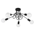Turbino lampa sufitowa 5xE27 czarna ML2475