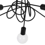 Turbino lampa sufitowa 5xE27 czarna ML2475