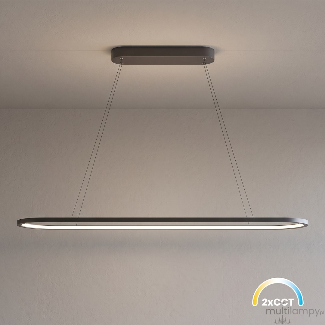 Saturno lampa wisząca LED 30W CCT czarna ML2957