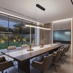 Saturno lampa wisząca LED 30W CCT czarna ML2957