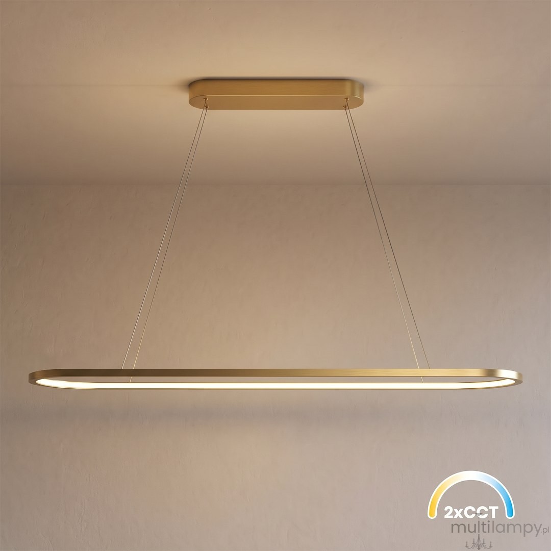 Saturno lampa wisząca LED 30W CCT złota ML2958