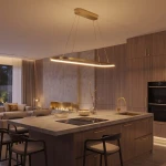 Saturno lampa wisząca LED 30W CCT złota ML2958