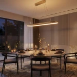 Saturno lampa wisząca LED 30W CCT złota ML2958