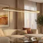 Saturno lampa wisząca LED 30W CCT złota ML2958