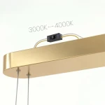 Saturno lampa wisząca LED 30W CCT złota ML2958