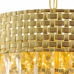 Charlize lampa wisząca 4xE14 złota ML0190
