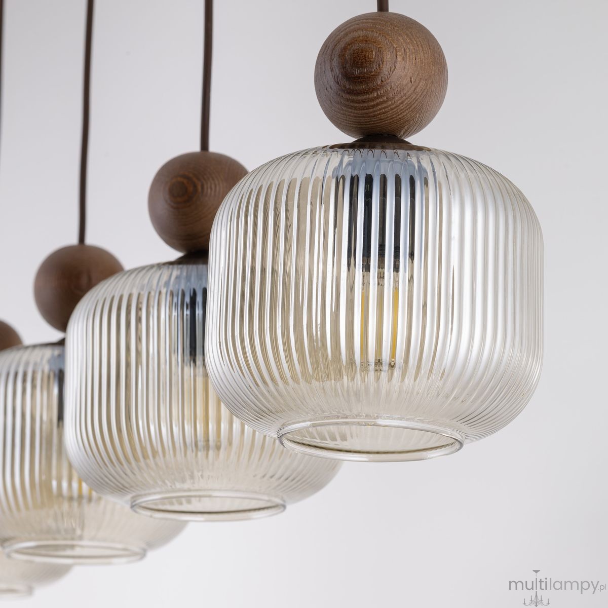 Ballo lampa wisząca 4xE14 brązowa 11839
