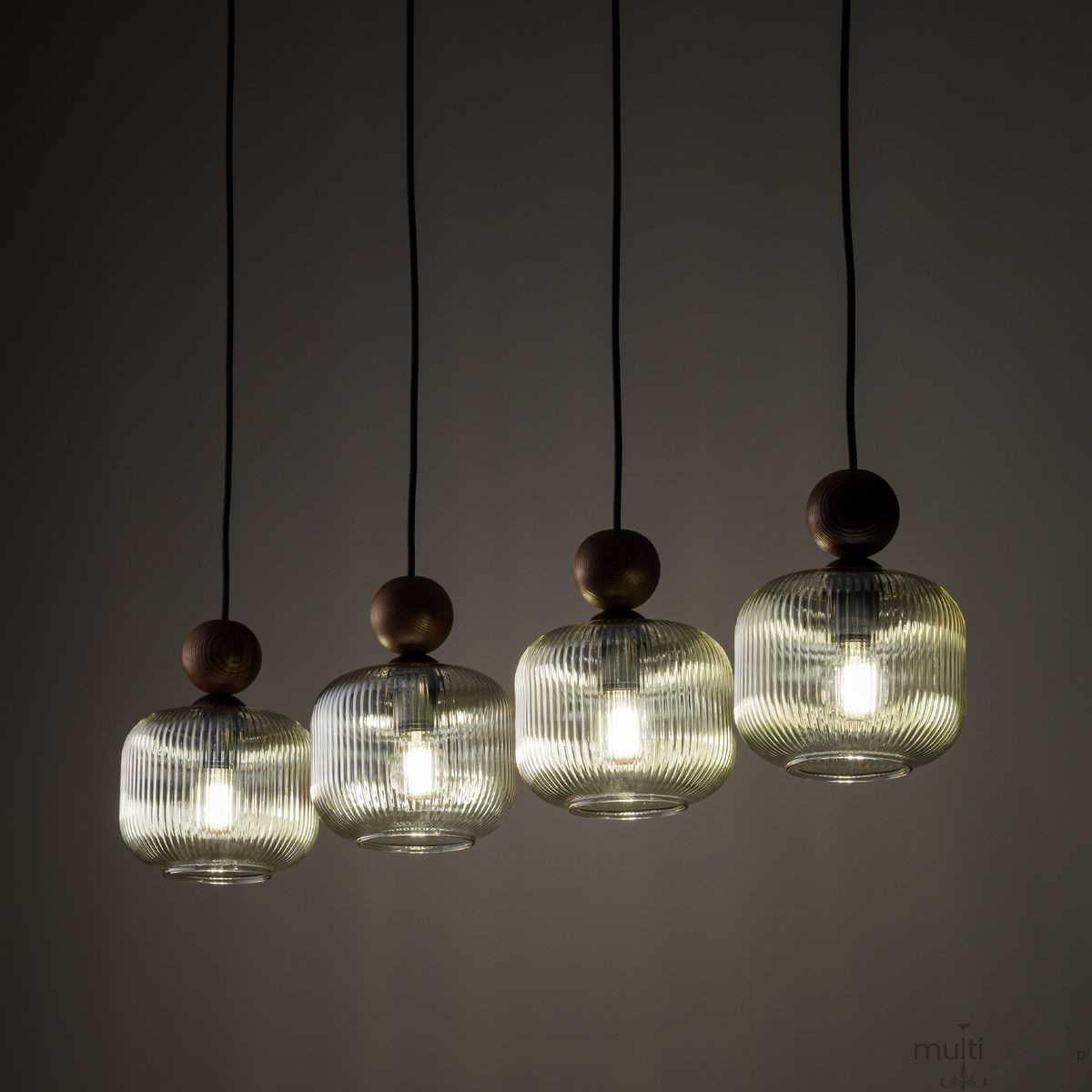 Ballo lampa wisząca 4xE14 brązowa 11839
