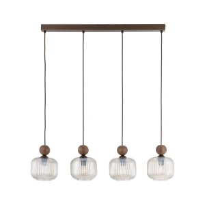 Ballo lampa wisząca 4xE14 brązowa 11839