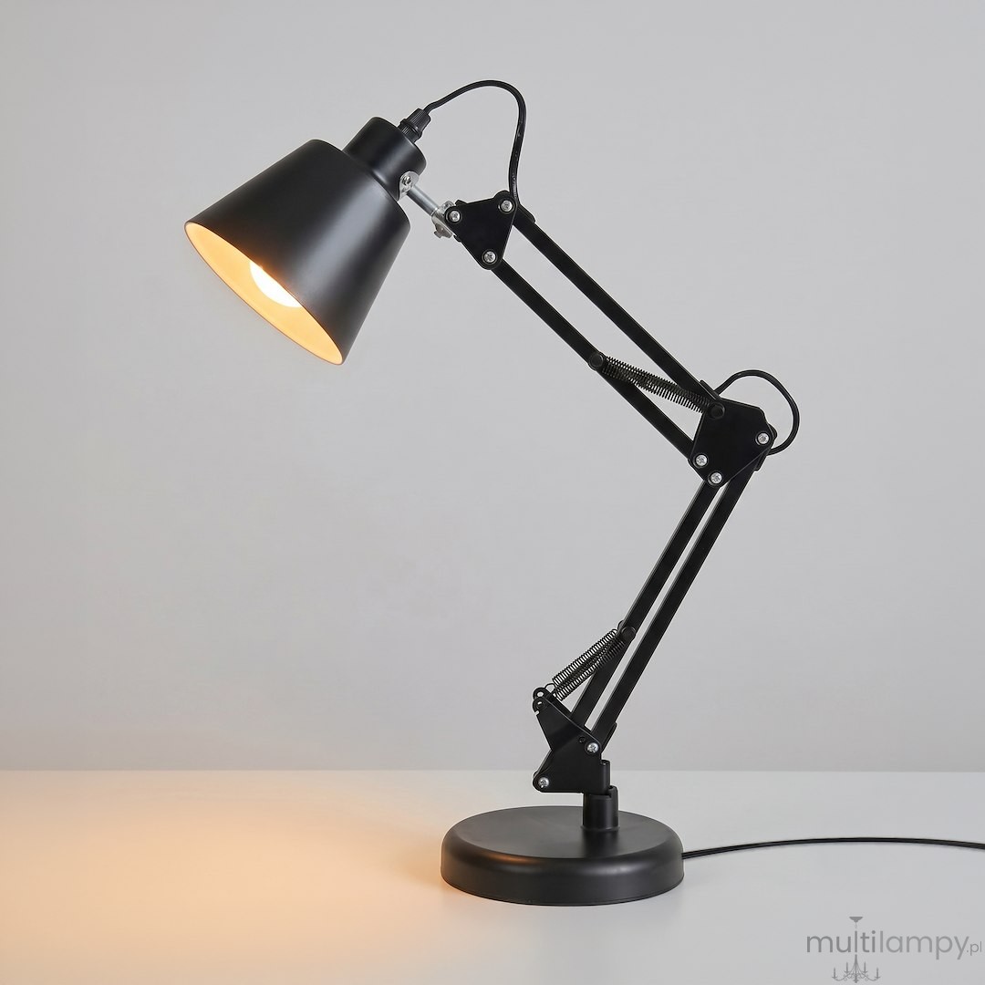 Primus lampa biurkowa 1xE27 czarna ML2941