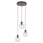 Ballo lampa wisząca 3xE14 brązowa 11838
