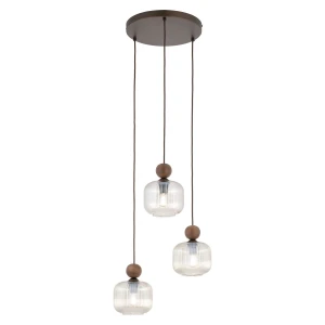 Ballo lampa wisząca 3xE14 brązowa 11838