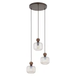 Ballo lampa wisząca 3xE14 brązowa 11838