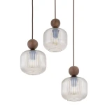 Ballo lampa wisząca 3xE14 brązowa 11838