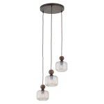 Ballo lampa wisząca 3xE14 brązowa 11838