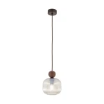 Ballo lampa wisząca E14 brązowa 11837